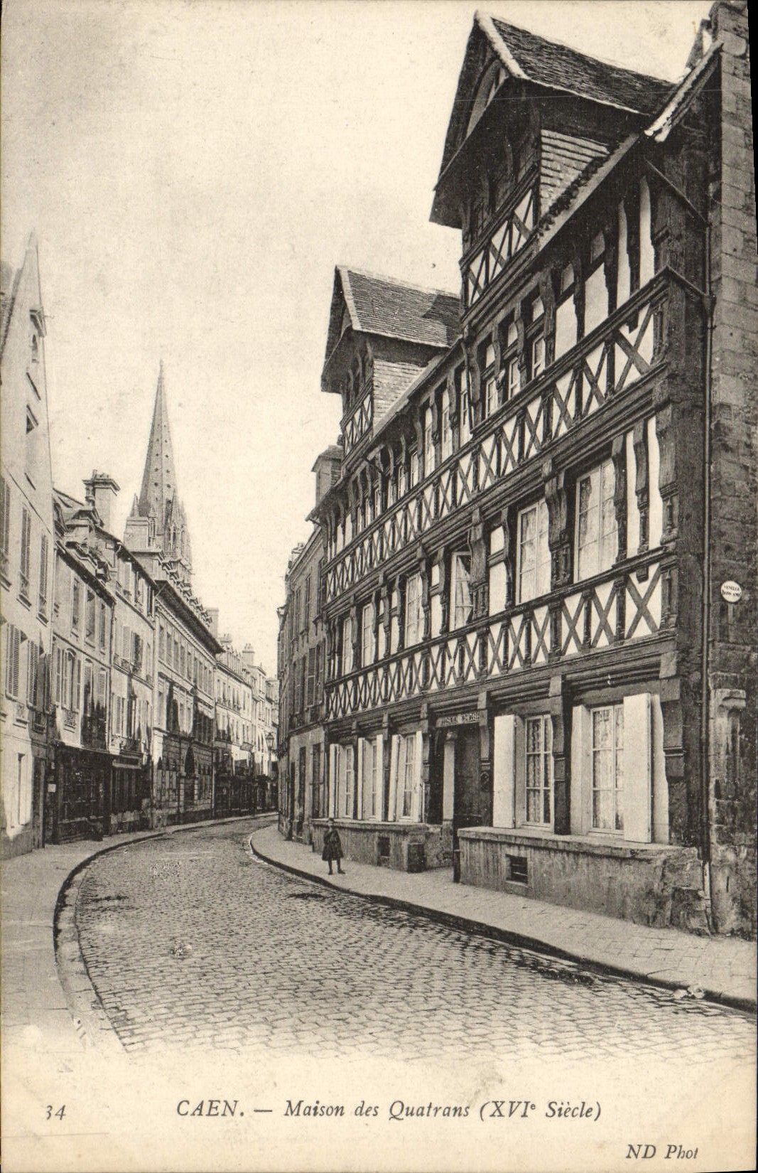 Casa de Caen de la POSTAL de la VENDIMIA de Quatrans