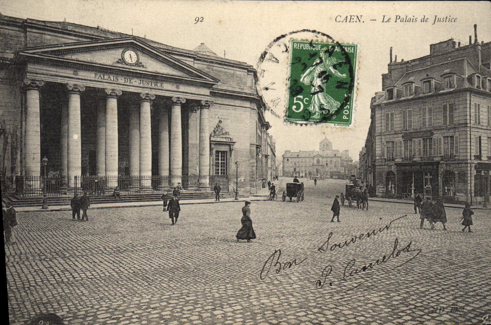 CPA Caen Le Palais de Justice 