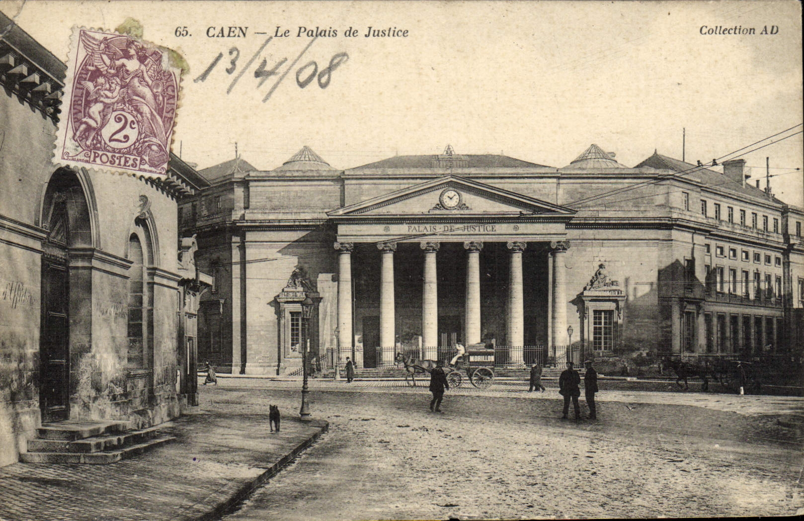 CPA Caen Le Palais de Justice 