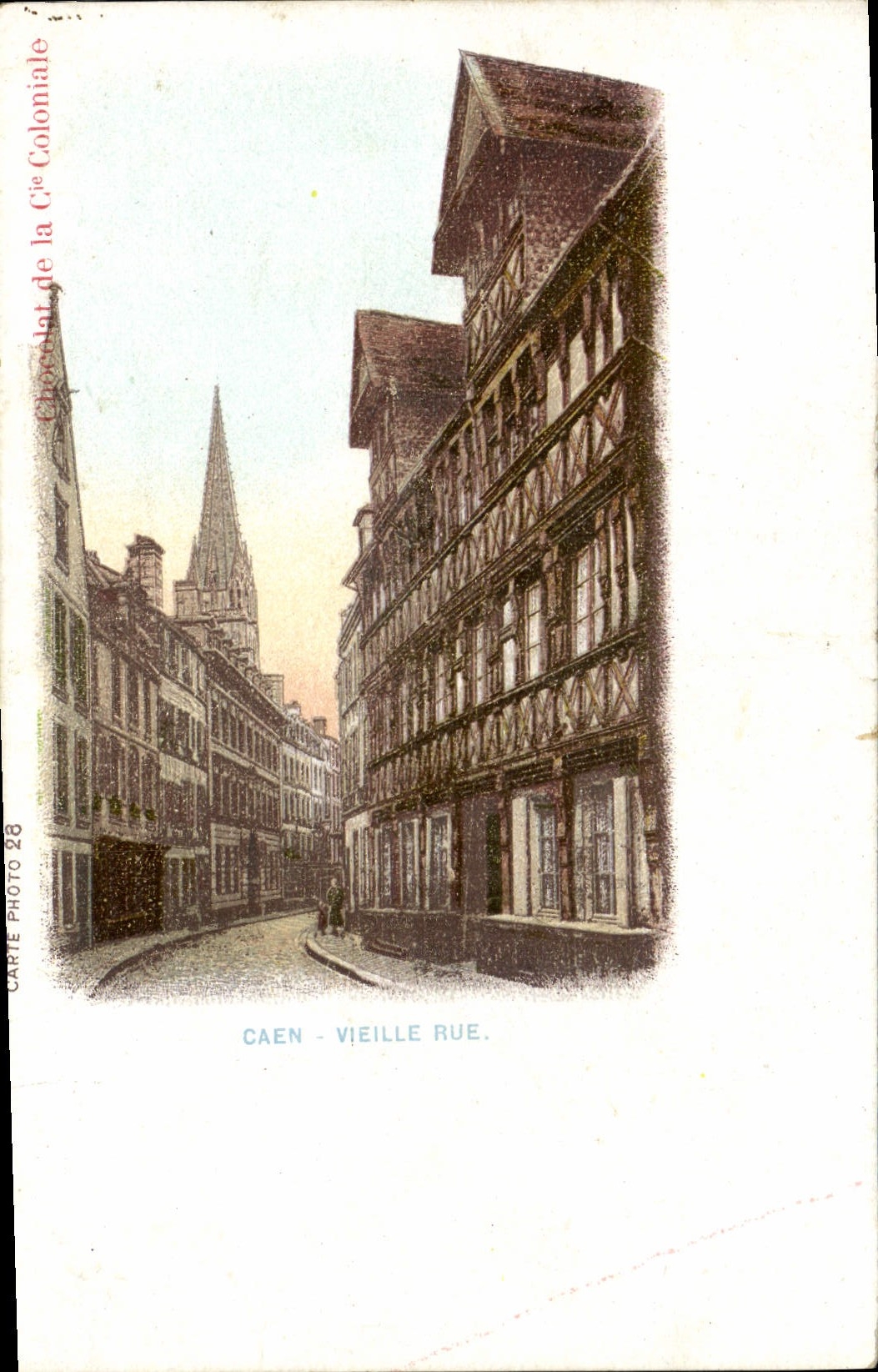 CPA Caen Vieille Rue 