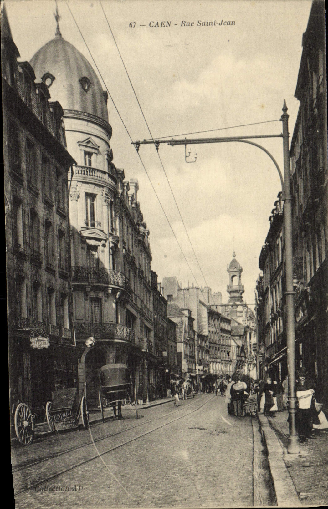 CPA Caen Rue Saint Jean