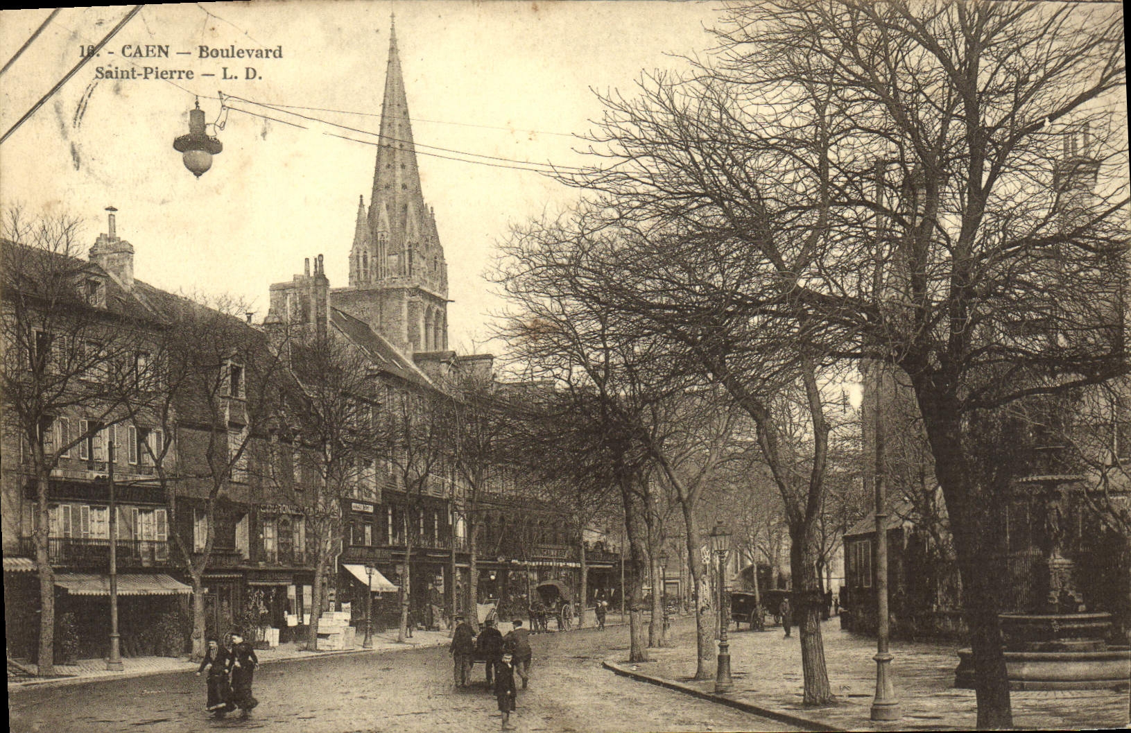 CPA Caen Boulevard Saint Pierre 
