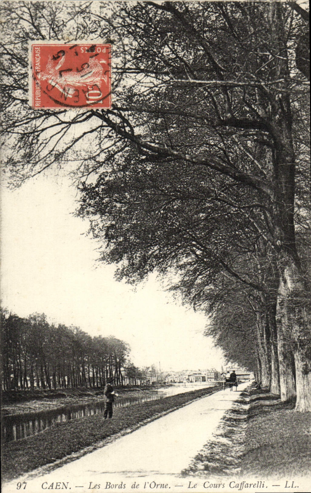 CPA Caen Les Bords de l'Orne Le Cours Caffarelli