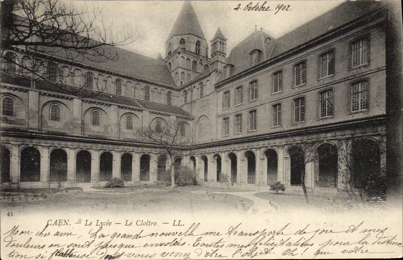 CPA Caen Le Lycee Le Cloitre