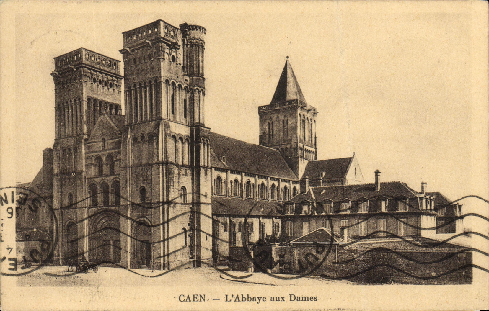 CPA Caen L'Abbaye aux Dames 