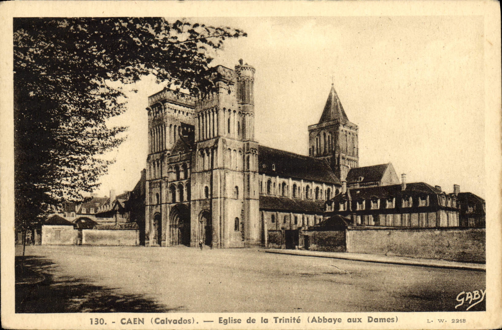CPA Caen Eglise de la Trinite Abbaye aux Dames