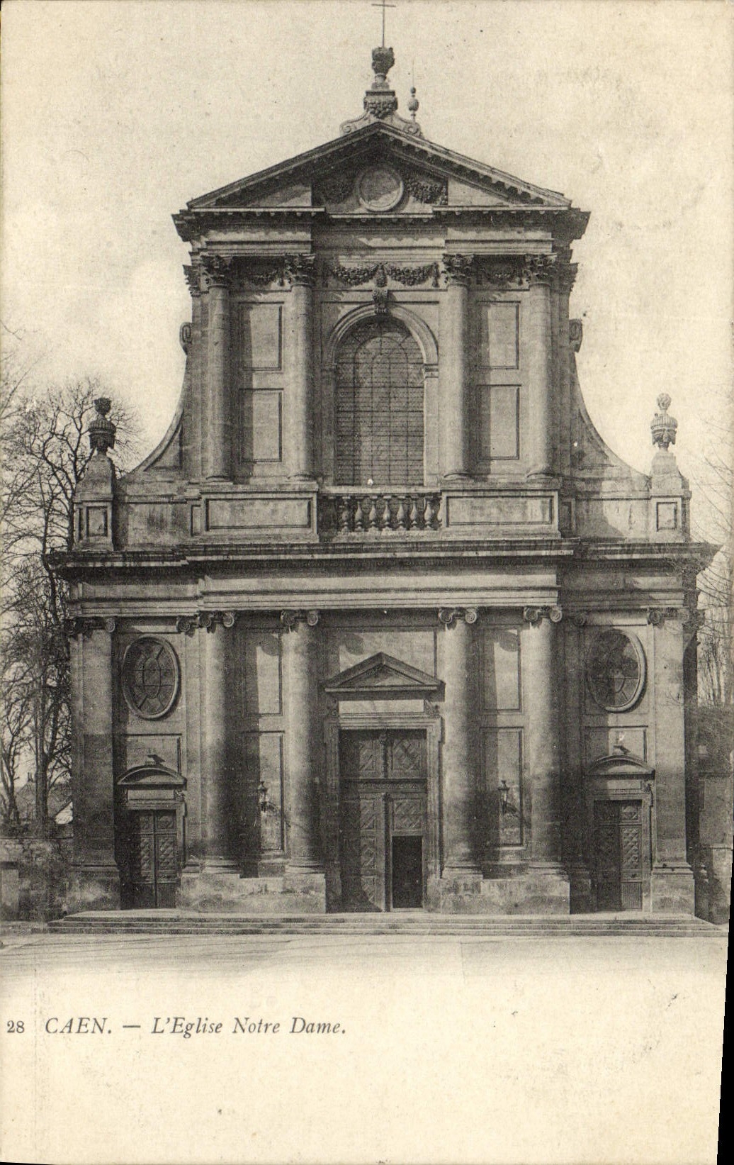 CPA Caen L'Eglise Notre Dame 
