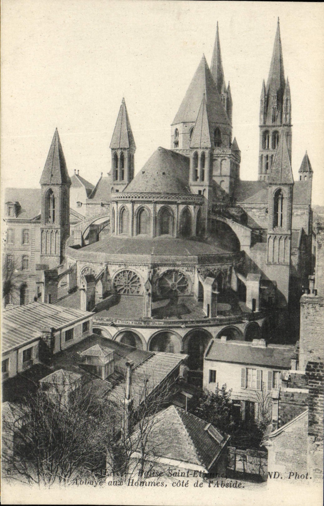 CPA Caen Eglise Saint Etienne Abbaye aux Hommes 