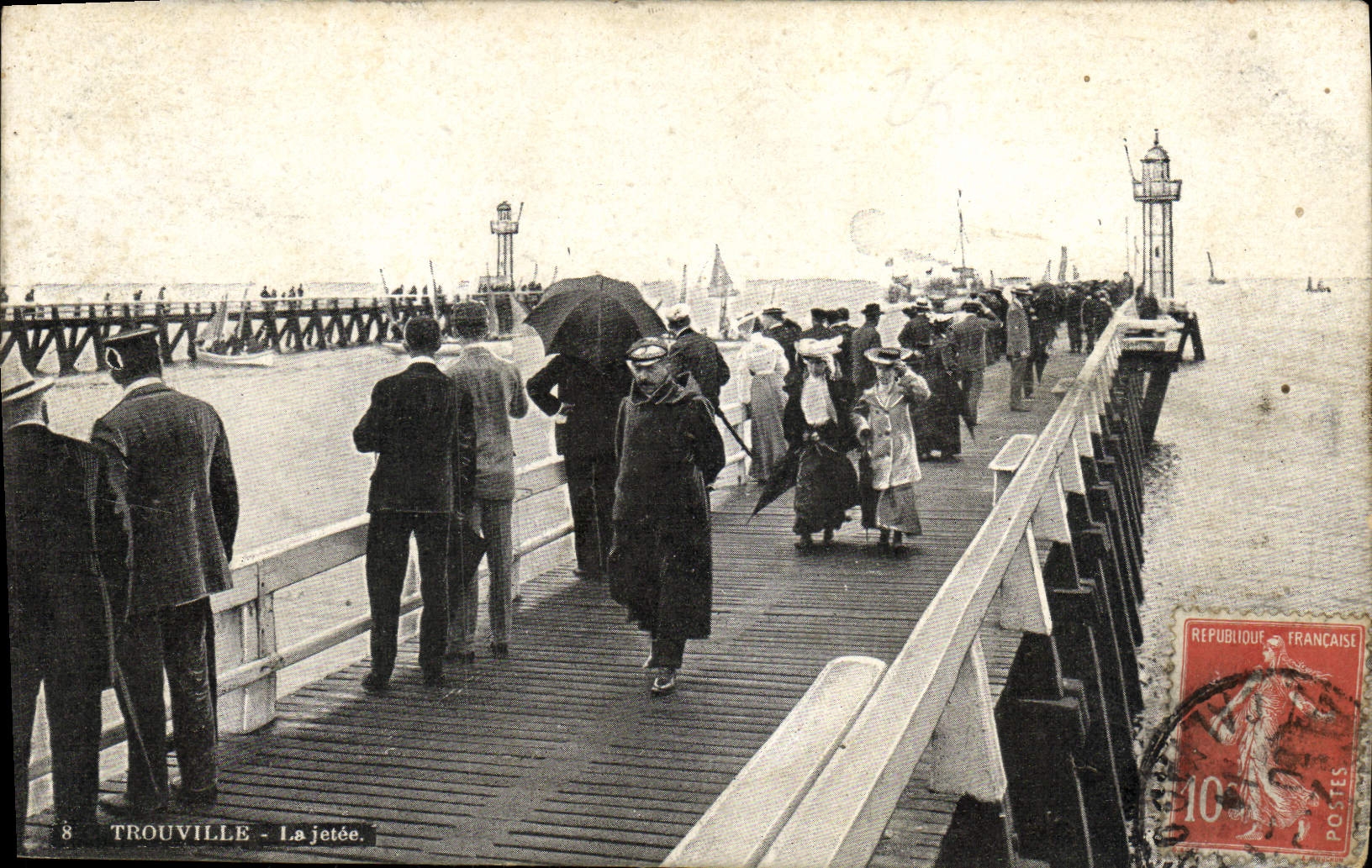 CPA Trouville La Jetee