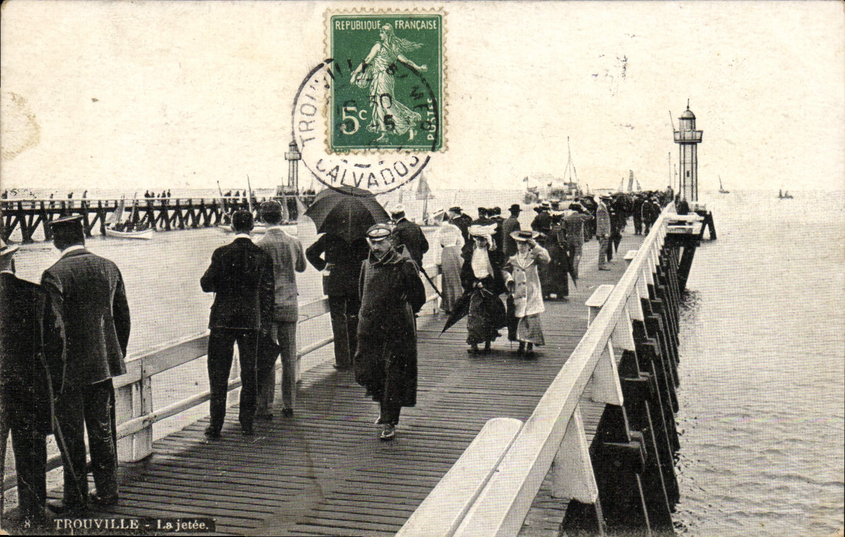 CPA Trouville La Jetee