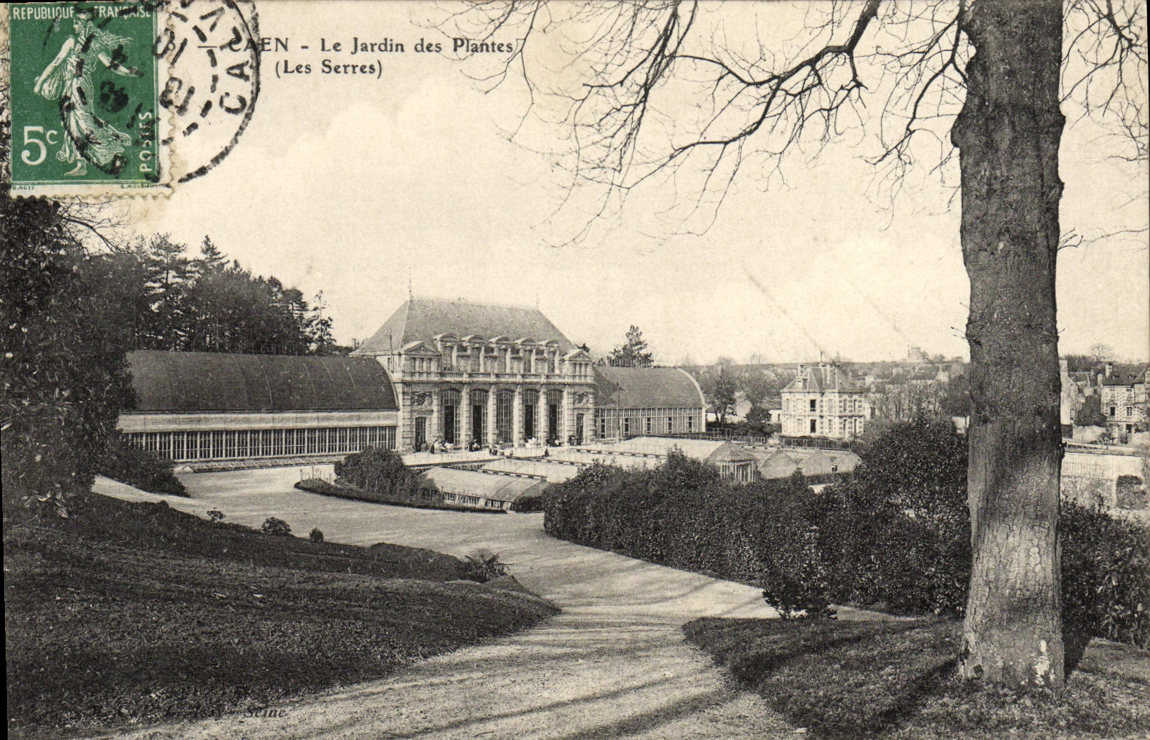 CPA Caen Le Jardin des plantes