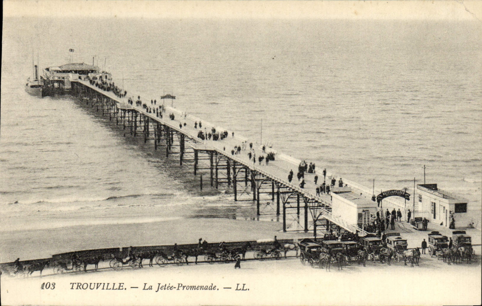 CPA Trouville La jetee promenade