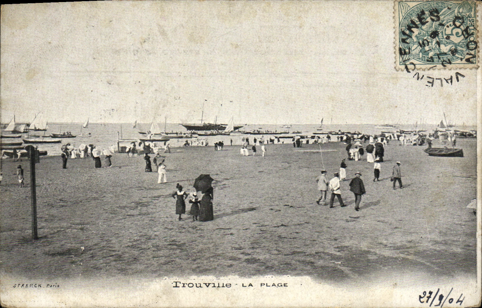 CPA Trouville la plage