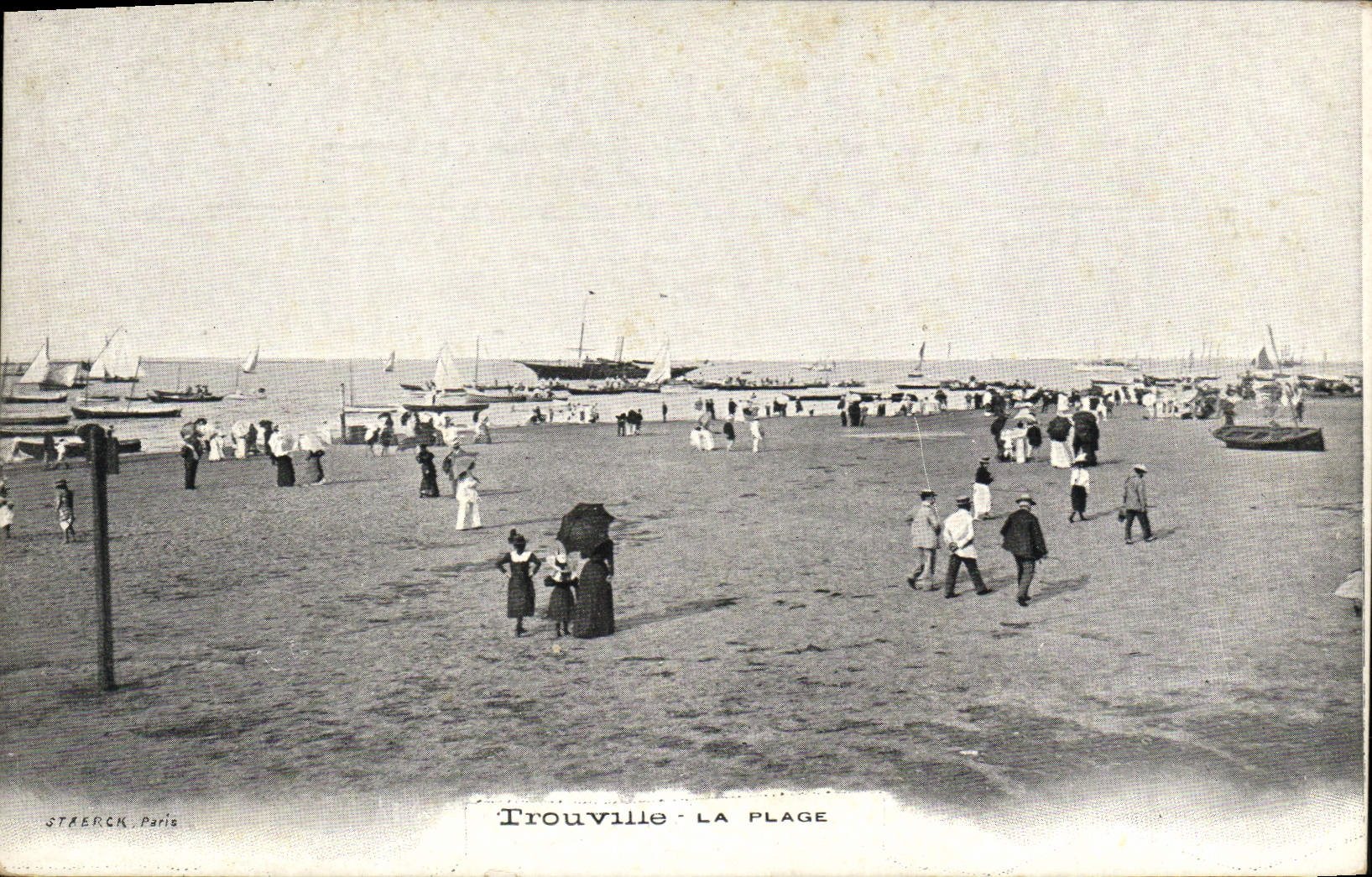 CPA Trouville la plage