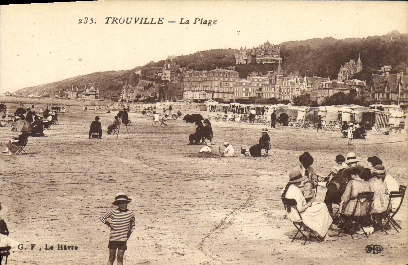 CPA Trouville la plage