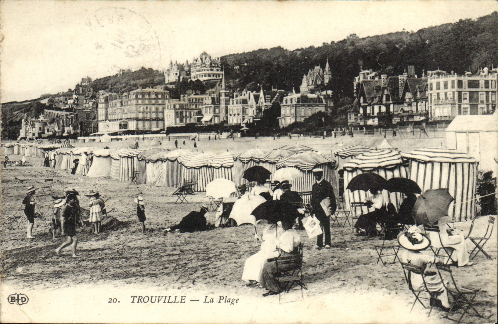 CPA Trouville La plage