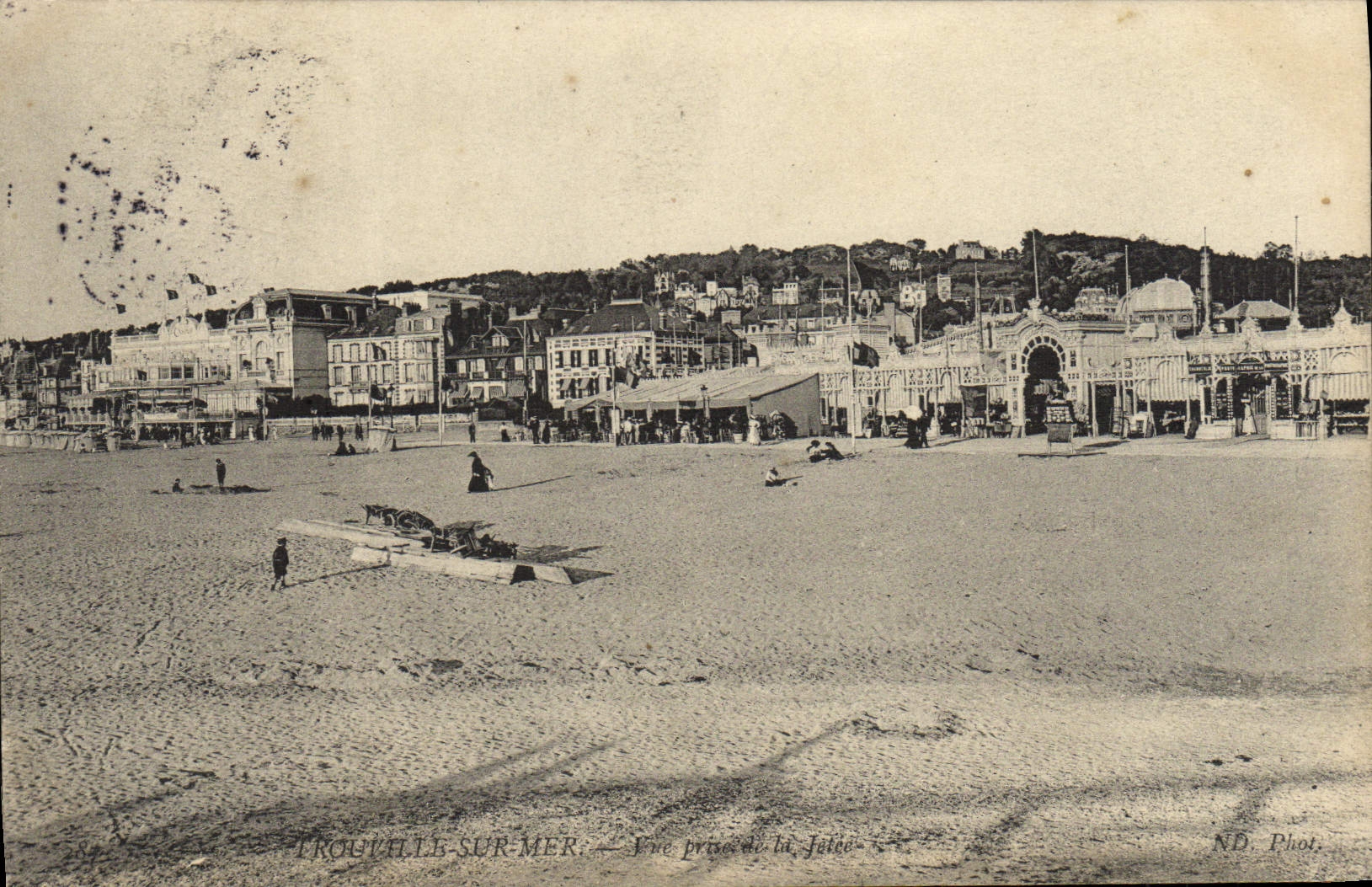 CPA Trouville sur mer Vue prise de la jetee