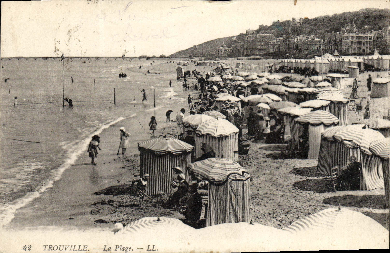CPA Trouville La plage