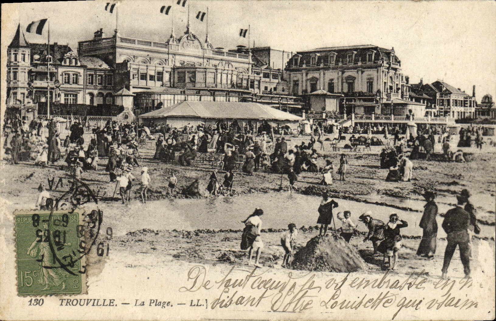 CPA Trouville la plage