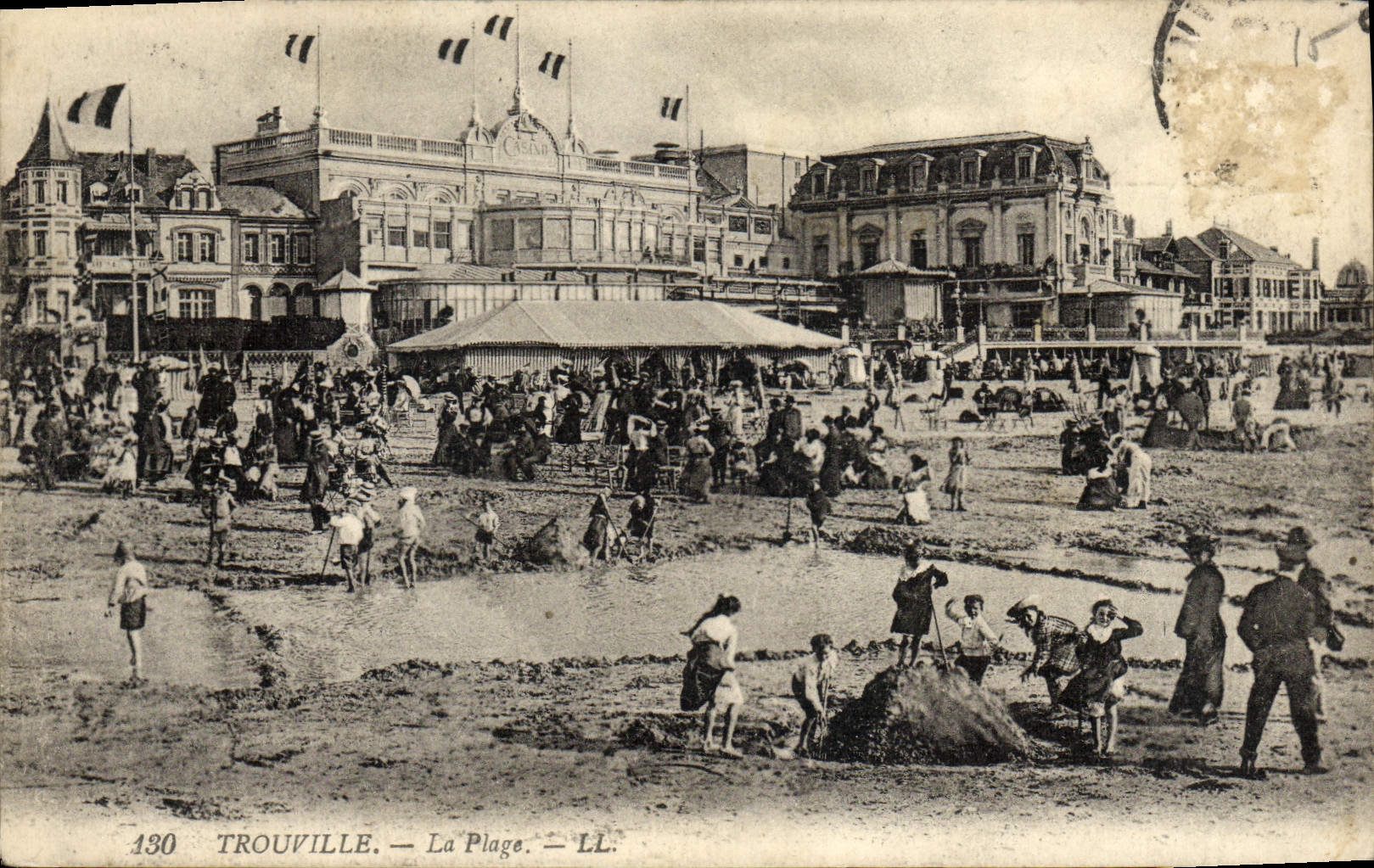 CPA Trouville la plage