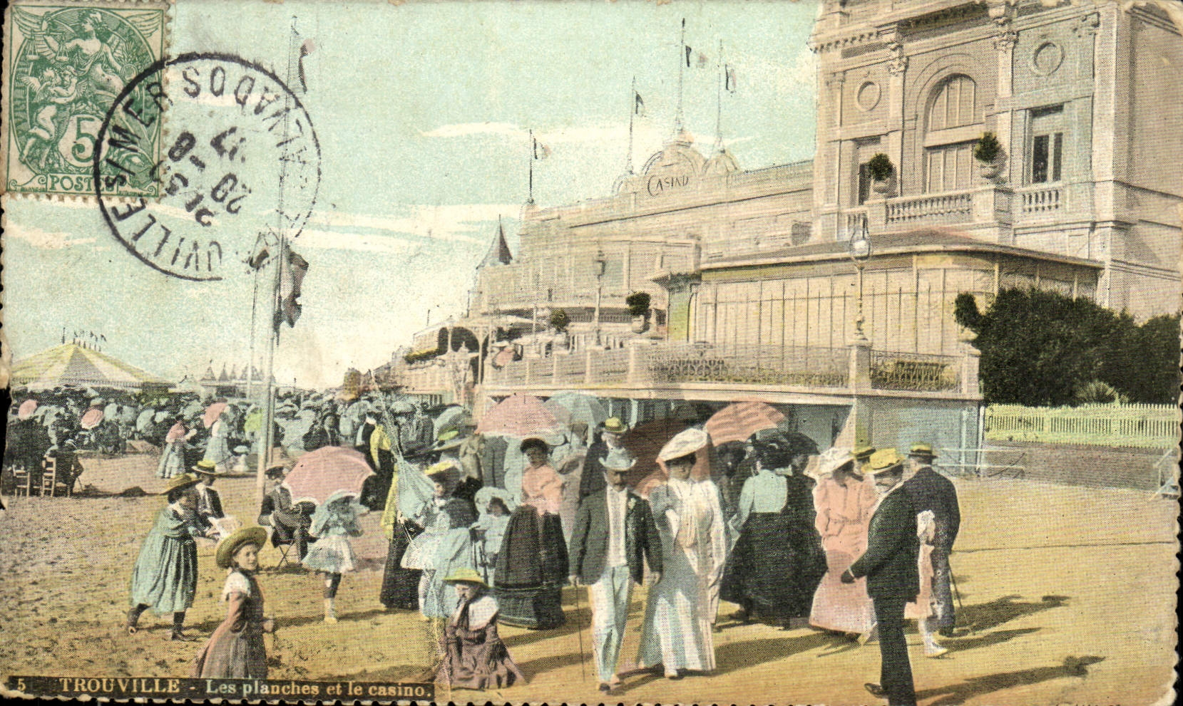 CPA Trouville Les planches et le casino