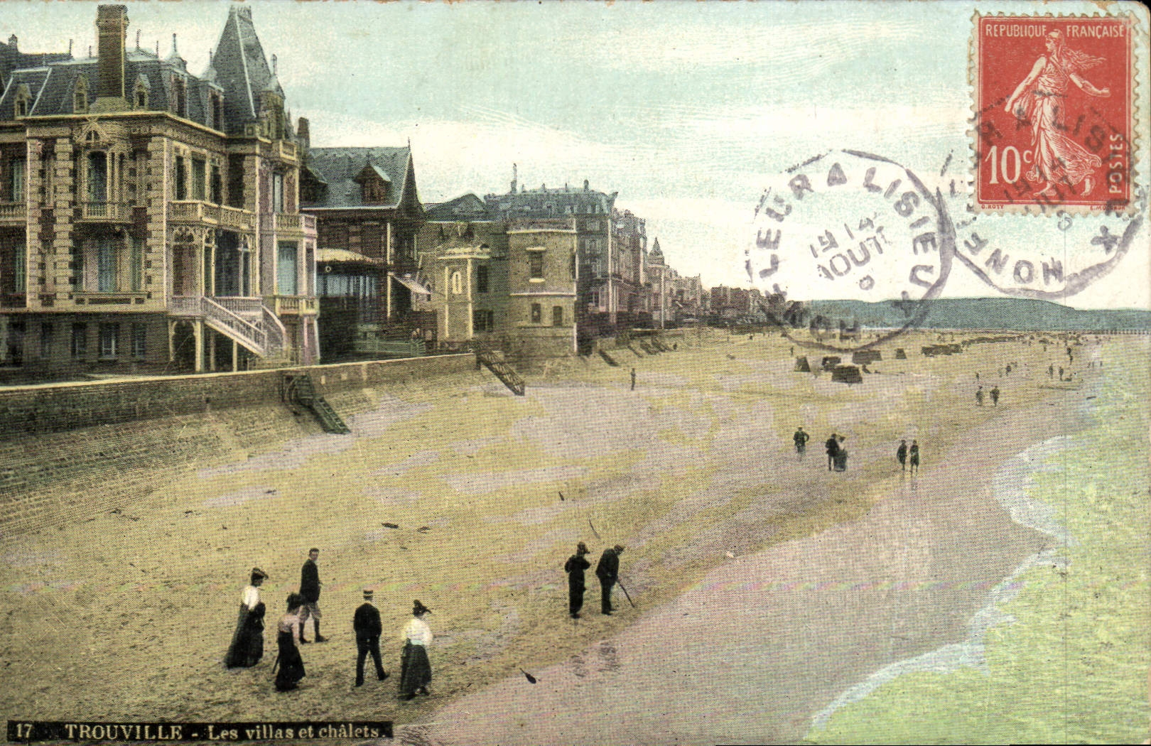 CPA Trouville Les villas et chalets