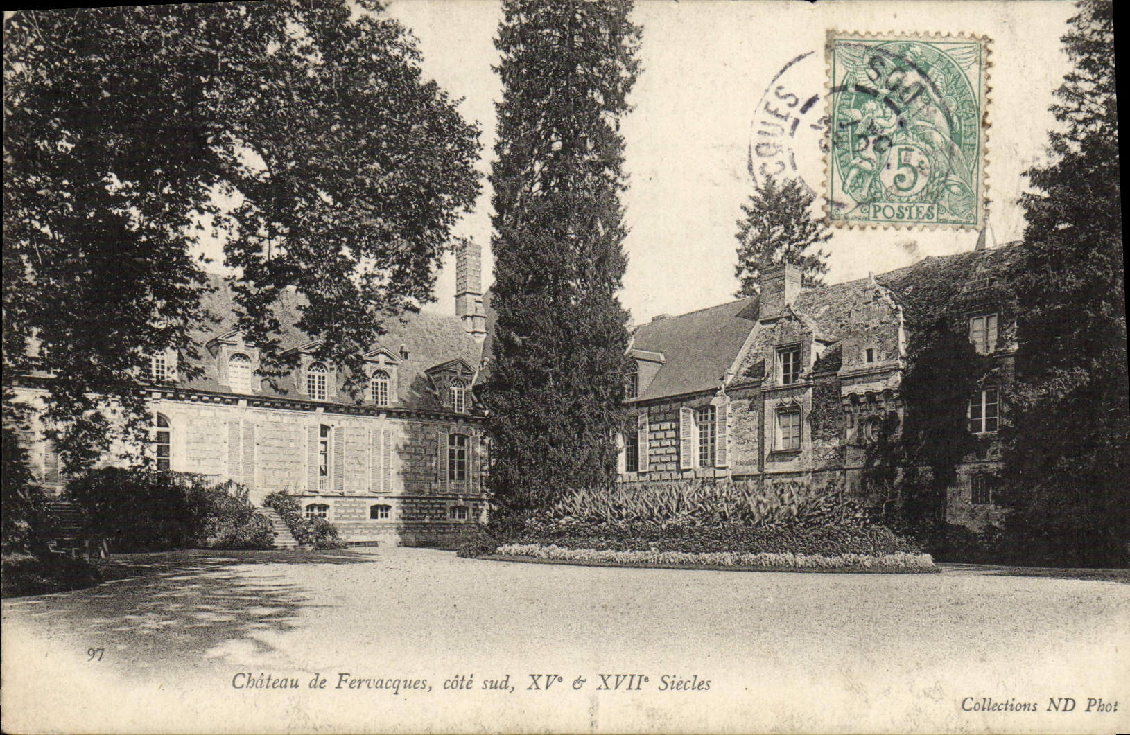 VINTAGE POSTCARD Castle of Fervacques