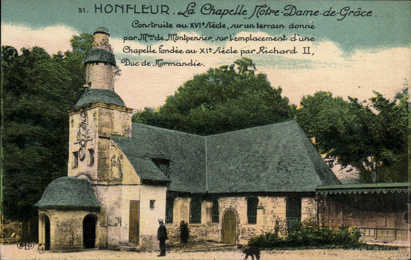 CPA Honfleur Notre Dame De Grace