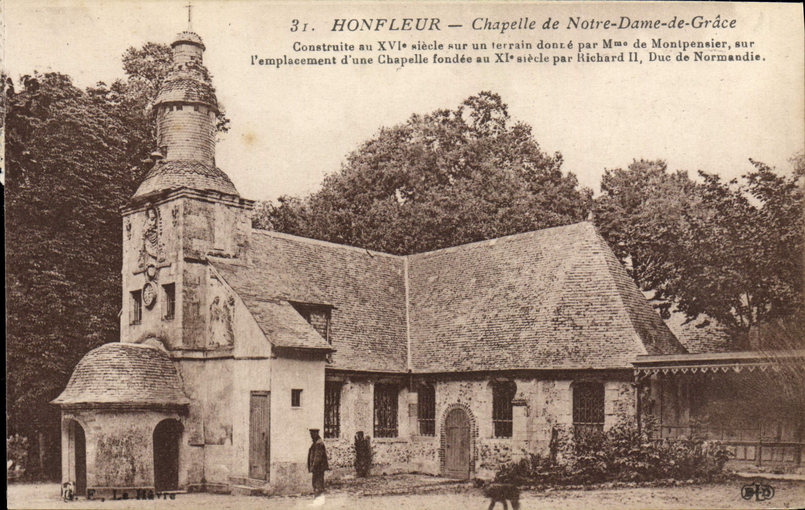 CPA Honfleur Chapelle de Notre Dame De Grace