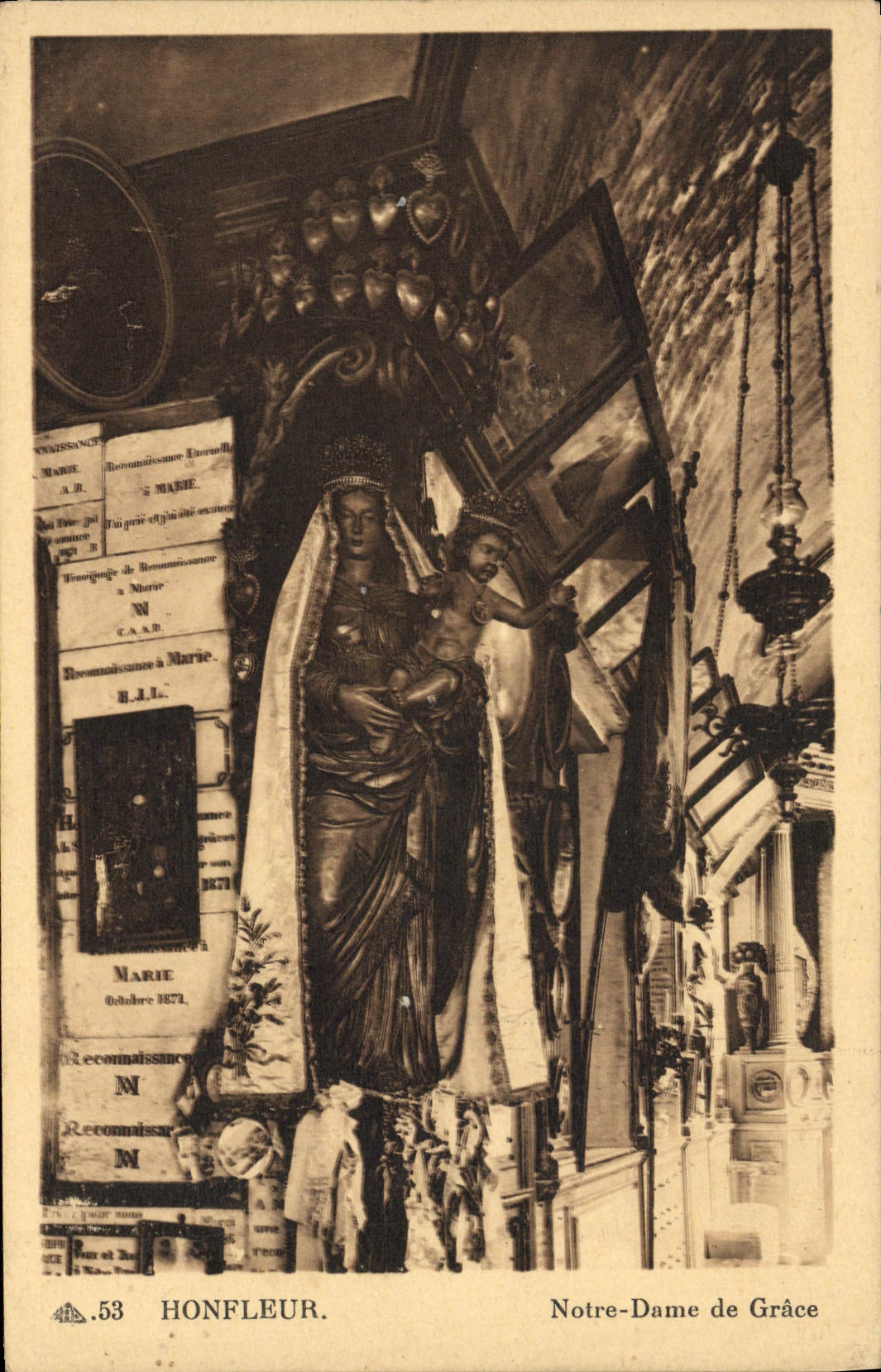 CPA Honfleur L'Eglise Notre Dame De Grace