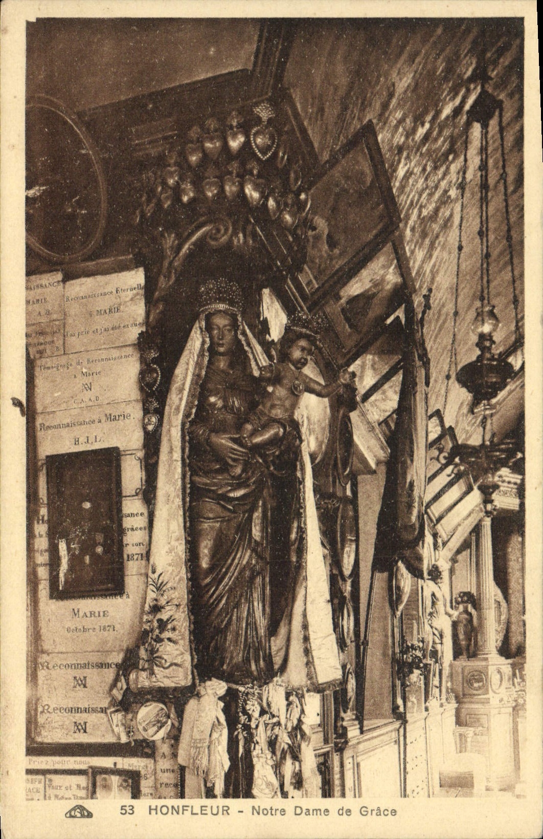 CPA Honfleur L'Eglise Notre Dame De Grace