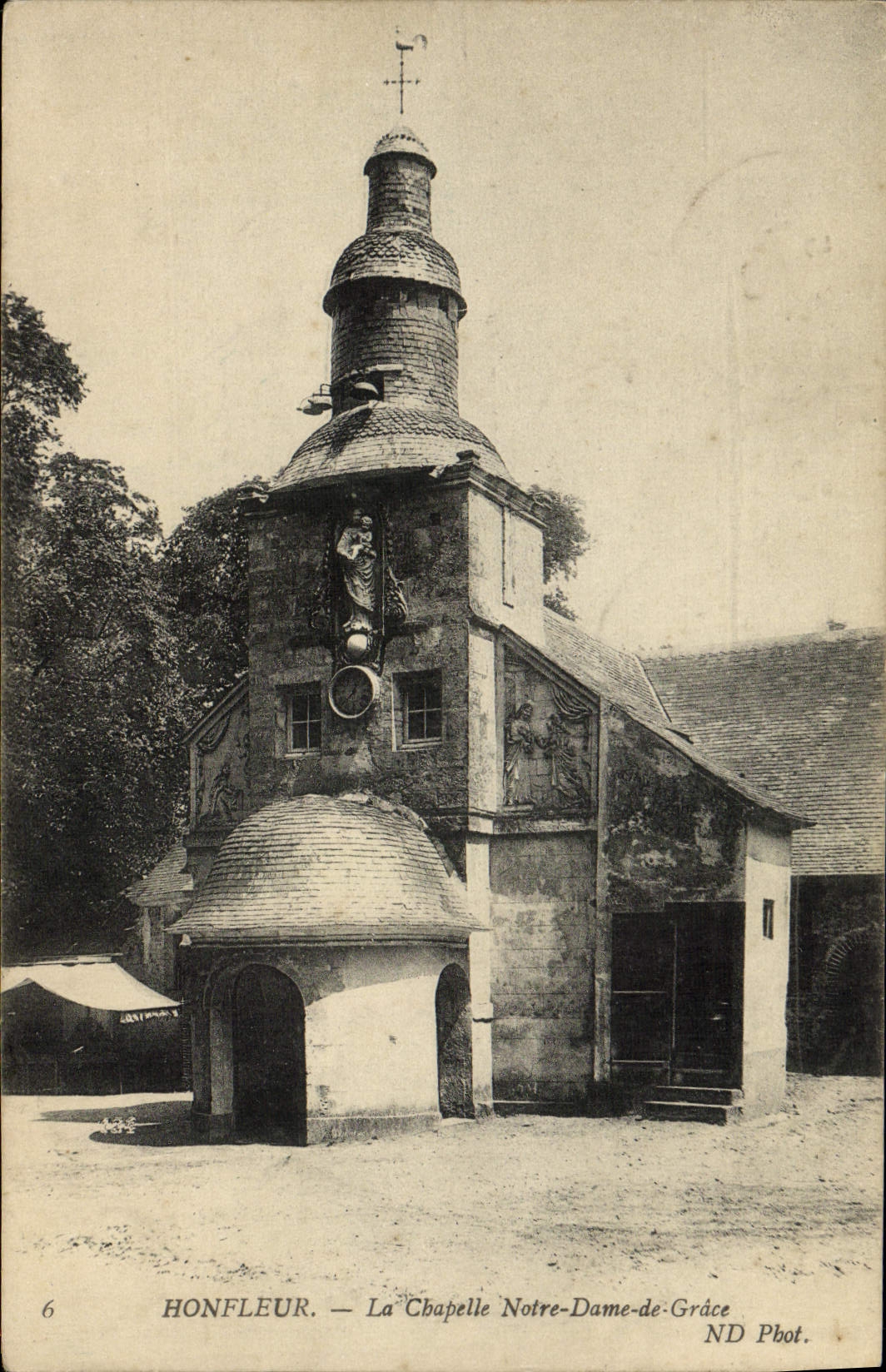 CPA Honfleur La Chapelle Notre Dame De Grace