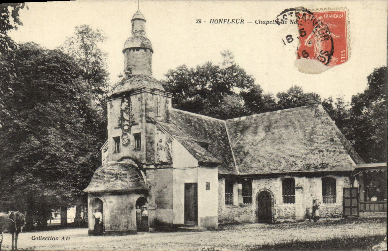 CPA Honfleur Chapelle de Notre Dame de Grace