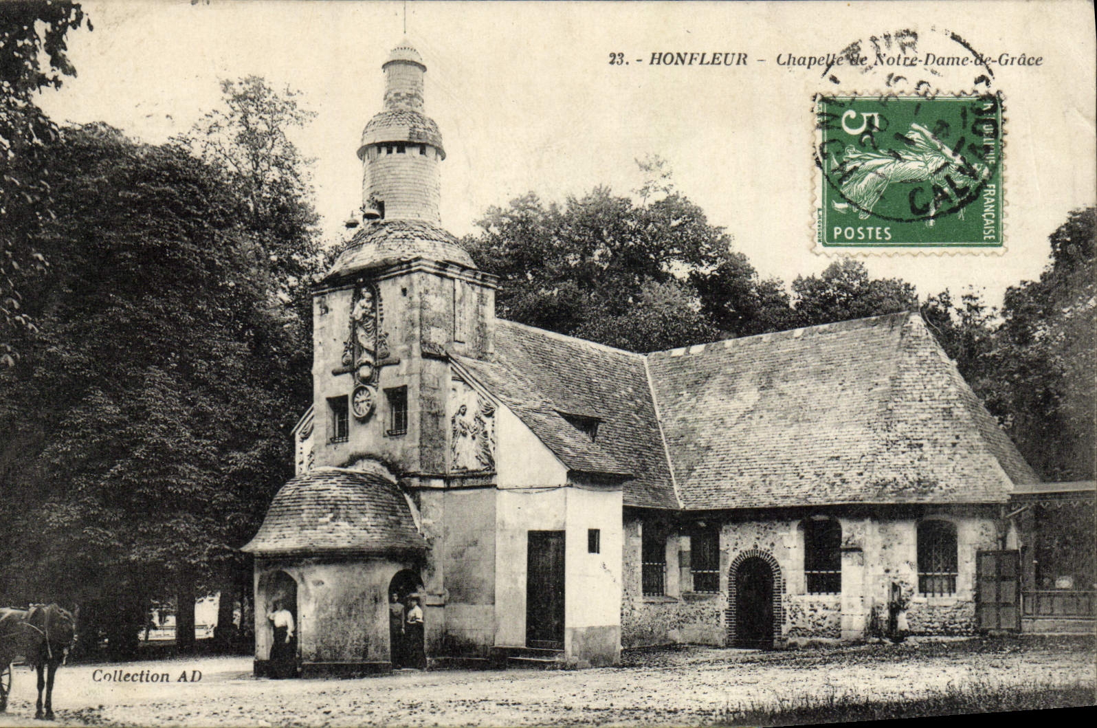 CPA Honfleur Chapelle de Notre Dame de Grace