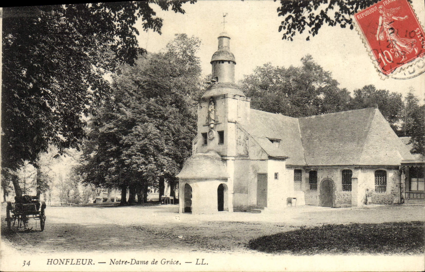 CPA Honfleur Chapelle De Notre Dame de Grace