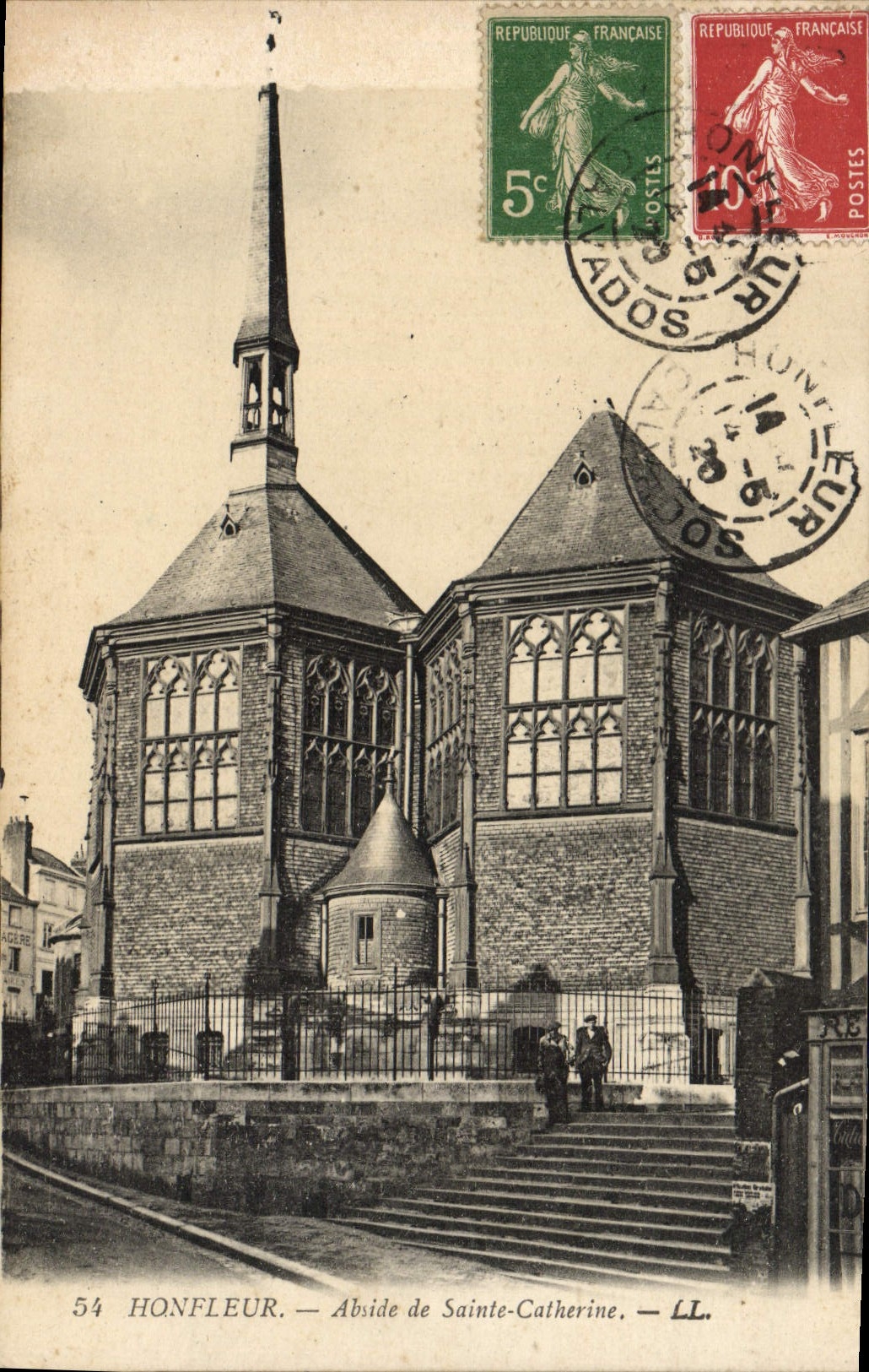 CPA Honfleur Abside de Saint Catherine