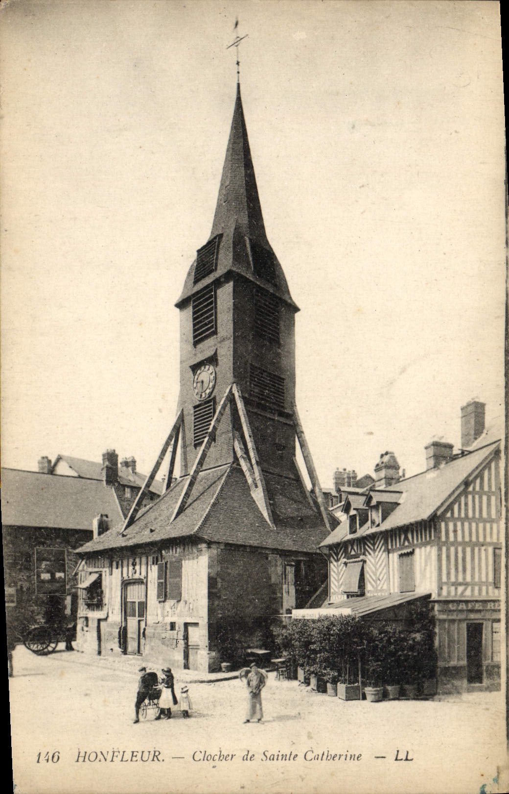 CPA Honfleur Clocher de Saint Catherine
