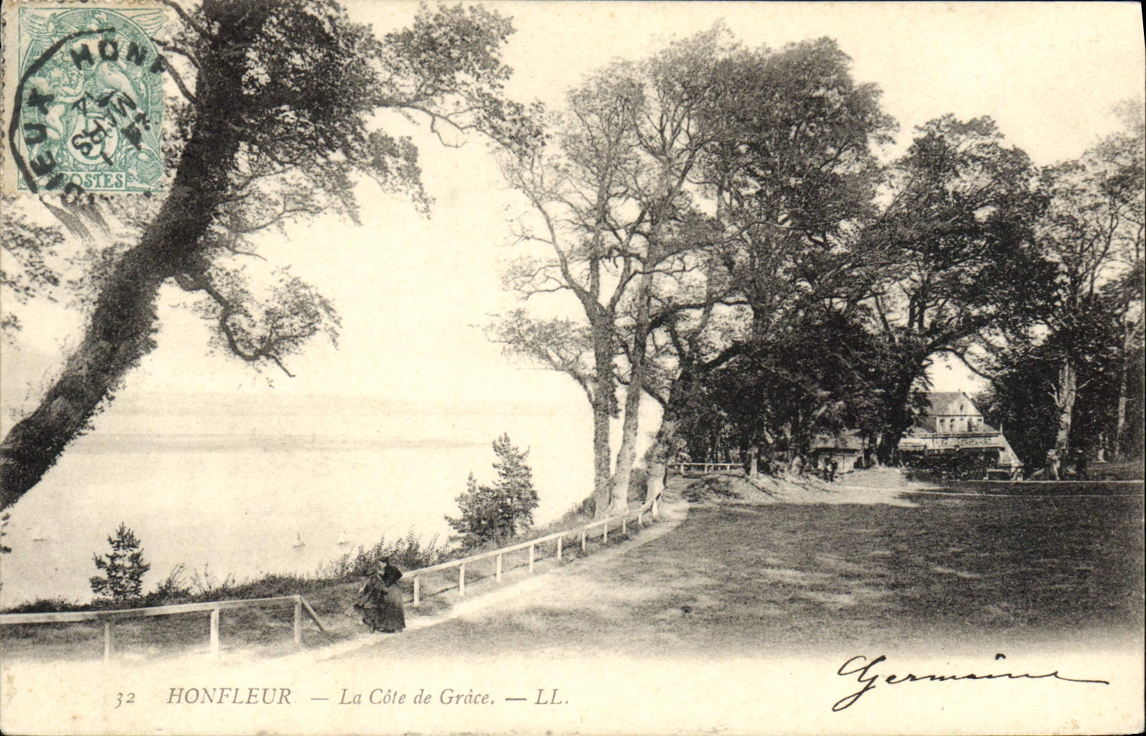 CPA Honfleur La Cote de Grace