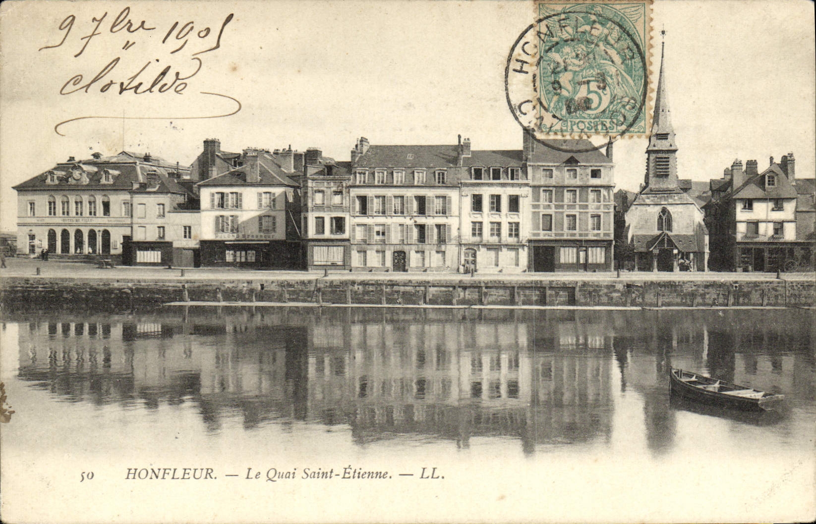 CPA Honfleur Quai Saint Etienne