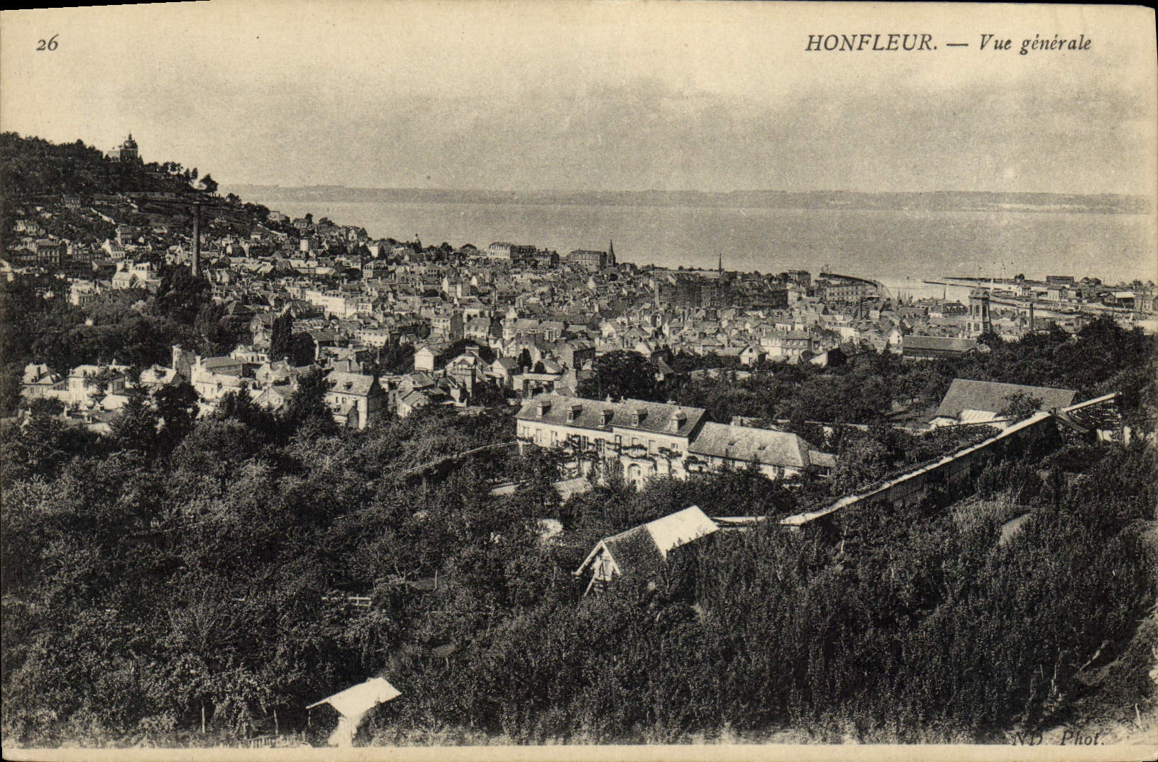 CPA Honfleur Vue Generale