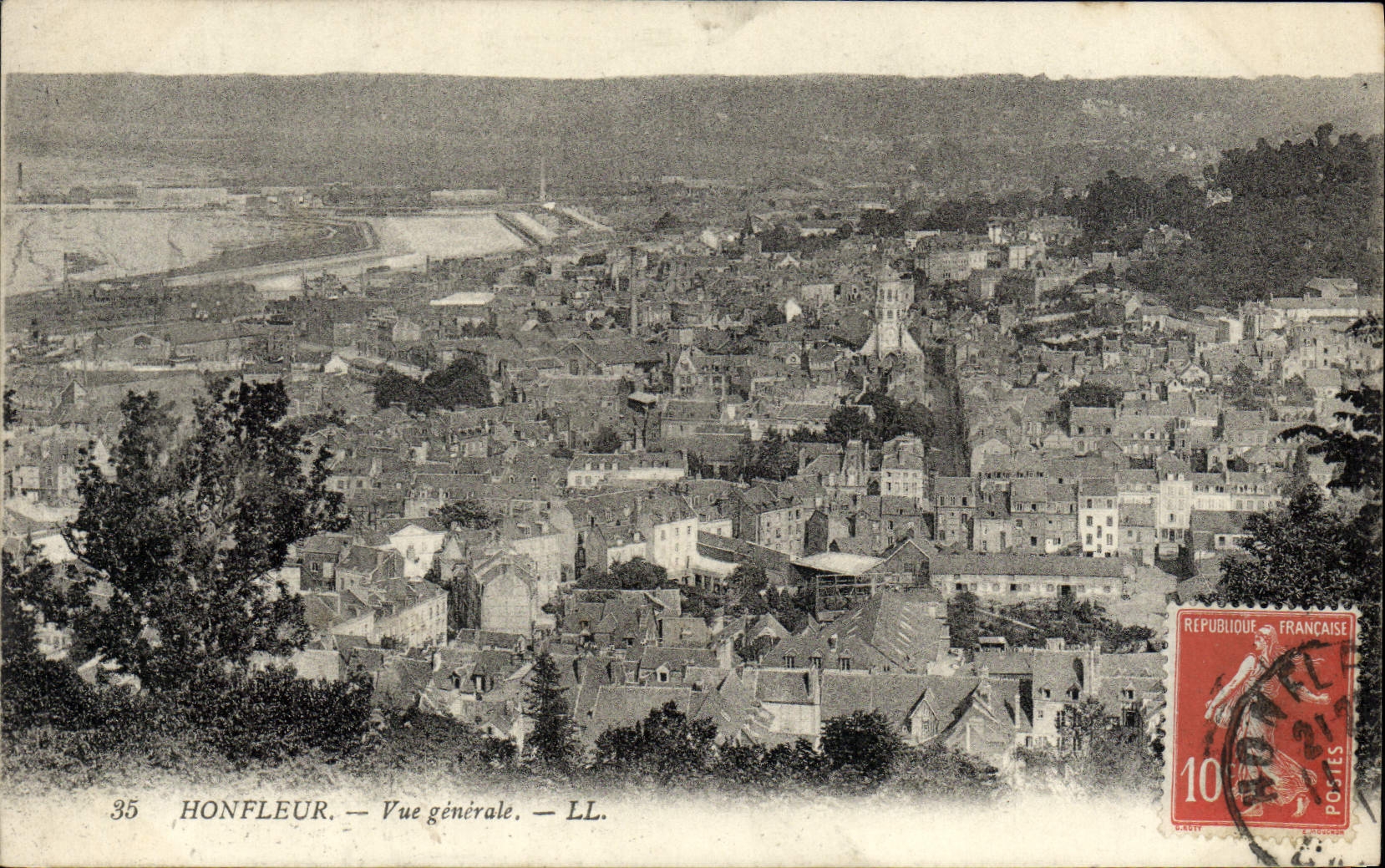 CPA Honfleur Vue Generale