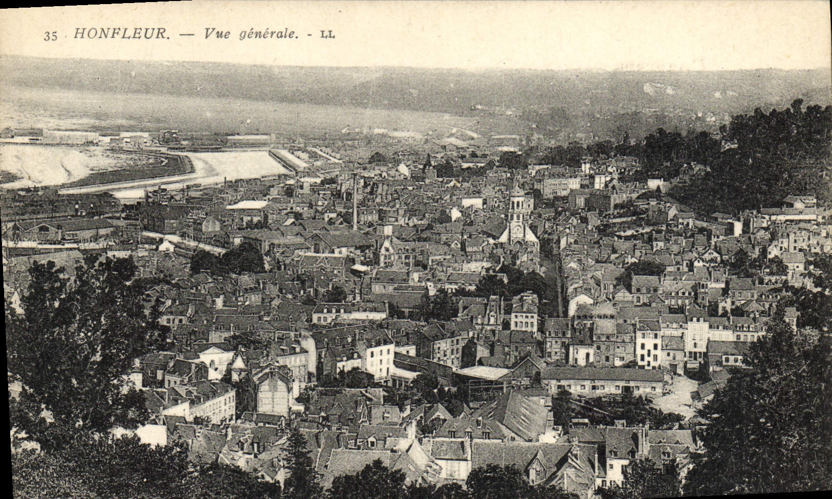 CPA Honfleur Vue Generale