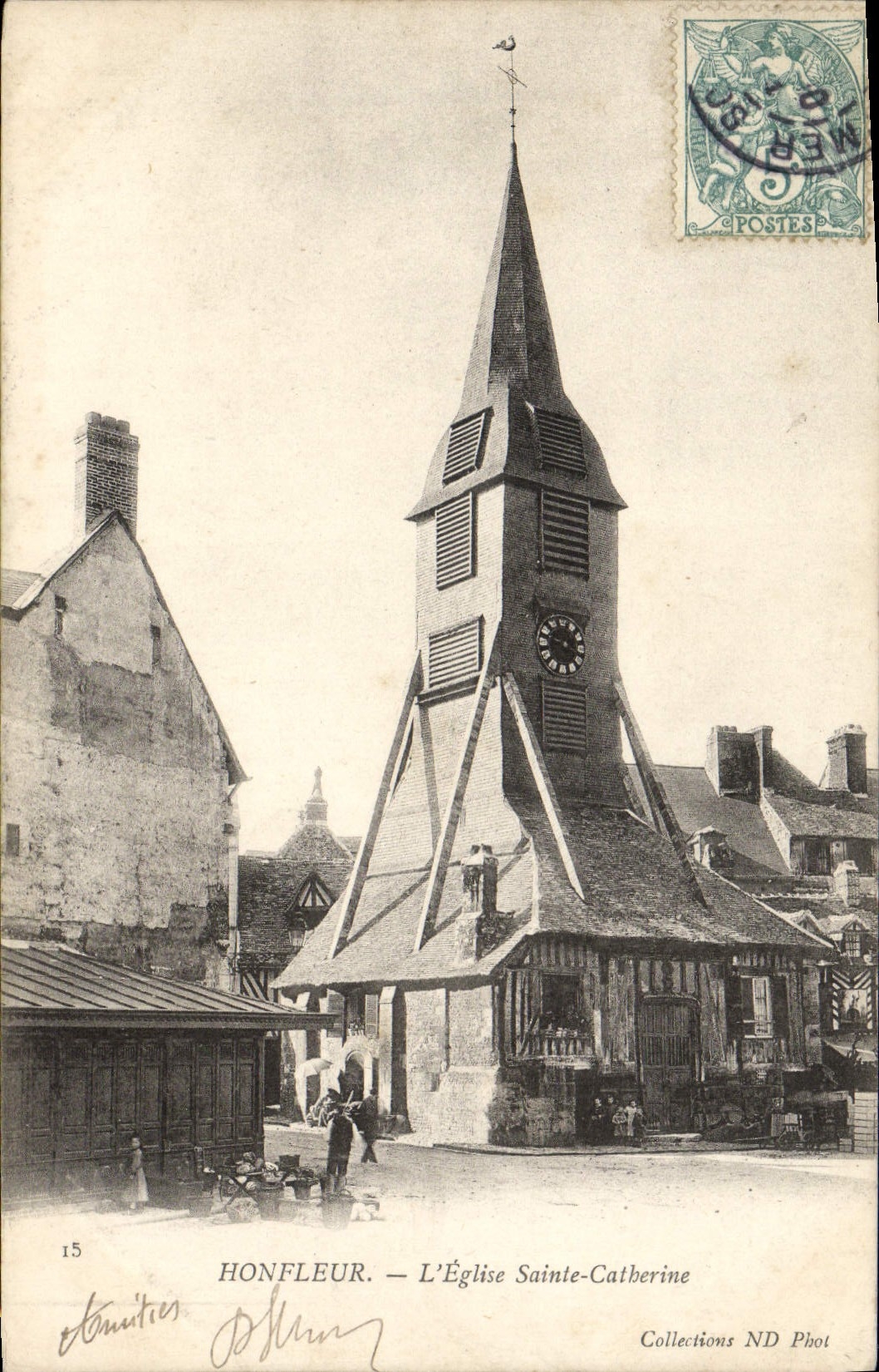 CPA Honfleur Eglise Ste Catherine 