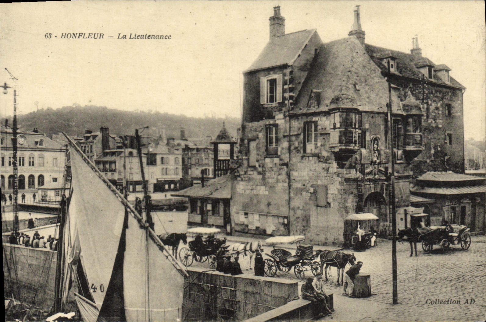 CPA Honfleur La Lieutenance 
