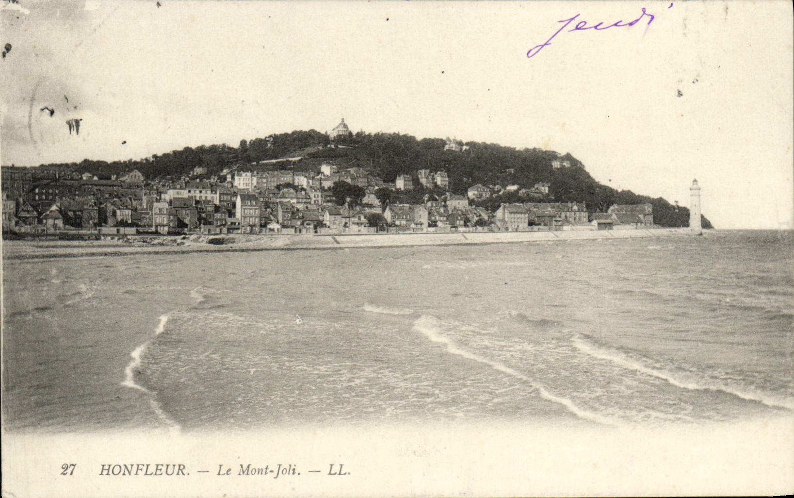 CPA Honfleur Le Mont Joli 