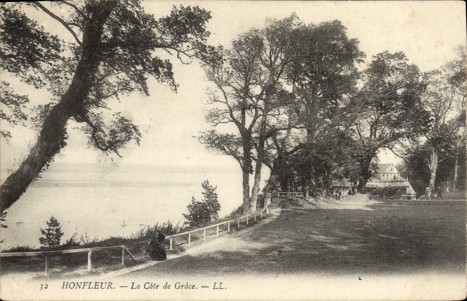 CPA Honfleur La Cote De Grace