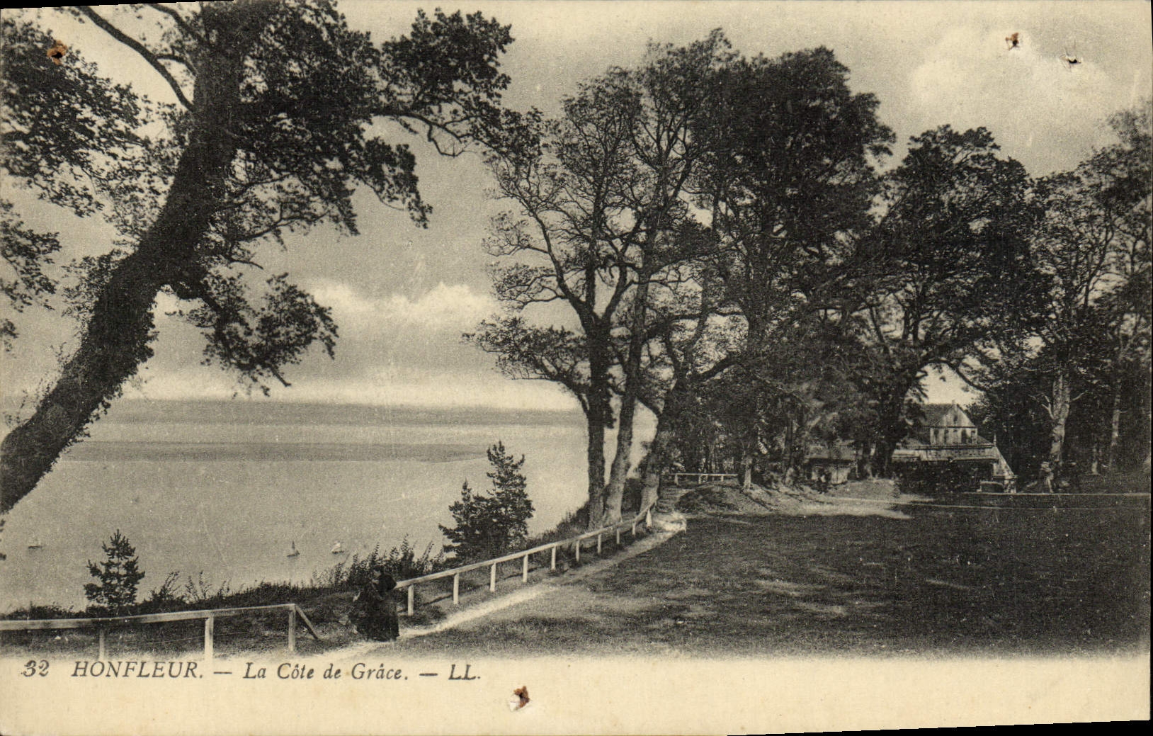 CPA Honfleur La Cote De Grace