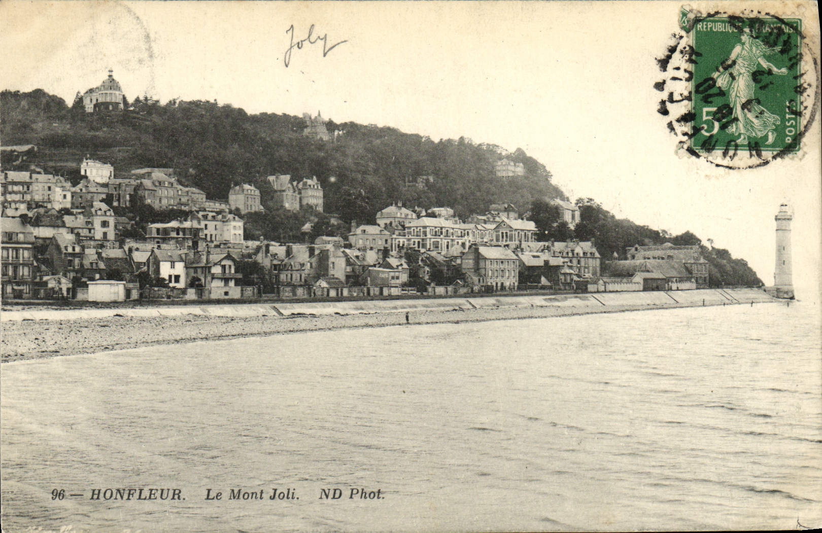 CPA Honfleur Le Mont Joli