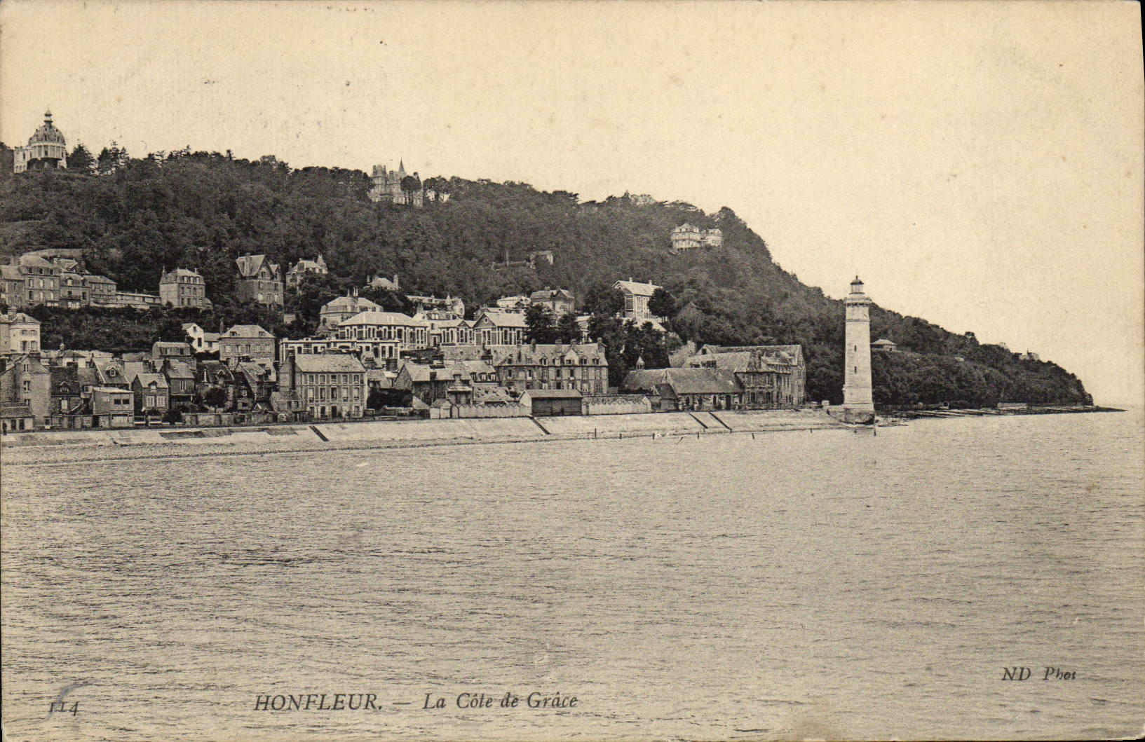 CPA Honfleur La Cote de Grace