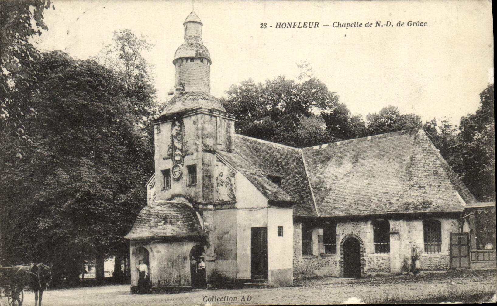 CPA Honfleur Notre Dame De Grace Chapelle